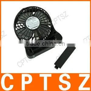 Fashion Summer Cool Super Wind Portable Lithium Battery Fan ABS Material With Portable USB Cable thumbnail-5