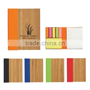 Colorful Wooden Cover Notebook 70grams 50sheets 10.5*8cm With Colorful Notepad thumbnail-1