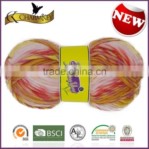 Charmkey Color Spinning Yarn Melange Roving 100 Acrylic Knitting Yarn thumbnail-2