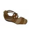 Fashion PU Material CAMLE Color Ladies Flat Sandals Support OEM thumbnail-1