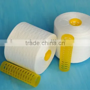no Knots 100% Polyester Yarn for Sewing Thread on Dyeing Tube thumbnail-1