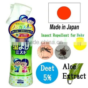 Safe Deet Mosquito Repellent Insect Repellent Spray for Baby and Kids 160ml Made in Japan thumbnail-1