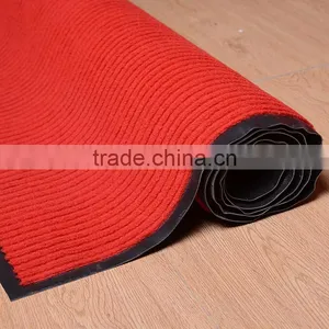 Needle Punched Plain Color Nonwoven Exhibition Shaggy Carpet,rugs/colorful Striped Carpet thumbnail-4