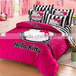 Hot Selling Hello Kitty Bedding Sets Kids Cotton Bedding Set Wholesale Price thumbnail-4