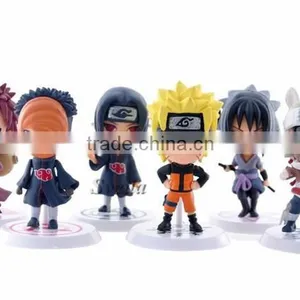 Hot Japanese Anime Naruto Action Figure Sets of 6pcs PVC Figure Dolls 7cm Mini Toys Wholesales Price thumbnail-1