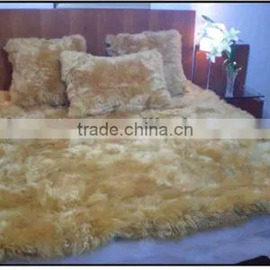 Custom-Made/Lamb Fur Blanket For Bedding/OEM thumbnail-1