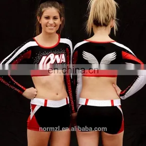 Custom Ladies Wholesale Top Selling Cheerleader Uniforms Girls Wholesale Price thumbnail-1