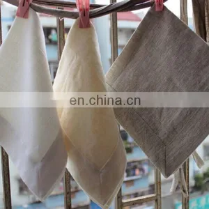 100% Pure Linen Napkin in White/cream/ivory/natural Color for Restaurant/wedding/wholesale in a Cheap Price thumbnail-6