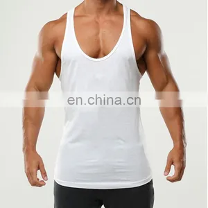 Round Hem Cotton Plain White Singlet thumbnail-1