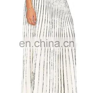 Latest Design Long Pleated Skirt Models Top Designs thumbnail-3