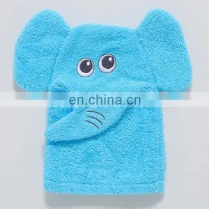 Baby Shower Gifts Terry Cloth Animal Shaped Bath Puppets Gloves Baby Wash Mitt thumbnail-1