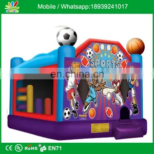 Great Wow Sports USA Combo Bounce House Inflatable thumbnail-1