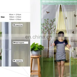 Soft Magnetic Mosquito Netting With Printing Design for Anti Insects thumbnail-1