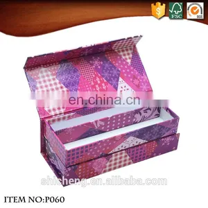OEM Art Style Flip Top Cardboard Stationery Box thumbnail-1