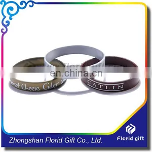 High Quality 2017 Branding Deboss Cheapest Silicone Bracelets thumbnail-1