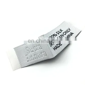 Maker Garment Labels Fabric Labels Silver Metallic Woven Label thumbnail-4