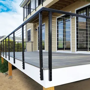 DIY Cable Railing / Wire Rope Railing Balustrade With Stainless Steel Wire Ropes for Decking thumbnail-1