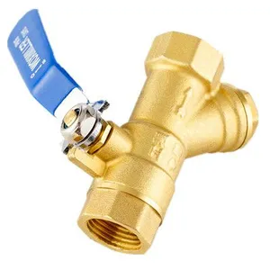 ML-2034 Y Type Long Handle Brass Filter Ball Valve thumbnail-3