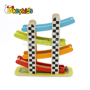 2019 Wholesale Cheap Wooden Train Pull Toys for Toddlers W05C076 thumbnail-5