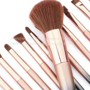 OEM Customized Makeup Brush Contouring Brush Foundation Brush Powder Brush Blush Brush Gradient thumbnail-1
