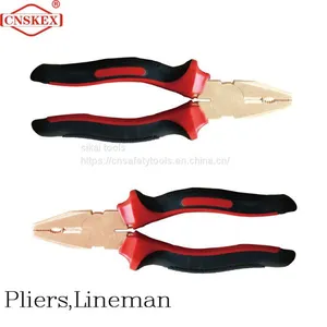 Sparkless Pliers Lineman Al-cu 8 Inch Safety Hand Tools thumbnail-1
