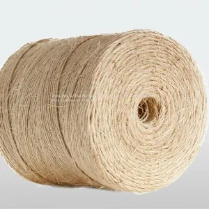 S-twist Unclipped Sisal Yarn of Great Evennes Good for Wire Rope Core thumbnail-1