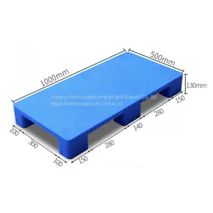 Flat Six Skids Warehouse Plastic Pallet thumbnail-4