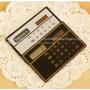 Creative Customized Transparent Touch Screen Calculator Cute Mini Student Solar Calculator thumbnail-4