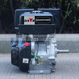 Bison(CHINA) 192f Air Cooled Ohv 18 hp Gasoline Engine With Electric Starter thumbnail-2