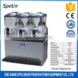 CE Certification Professional Factory Made 3 Tanks Cheap Slush Machine Commercial thumbnail-3