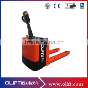 High Lift Hydraulic Hand Pallet Truck New Designed High Quality Mini Full Electric Hydraulic Pallet Truck thumbnail-1