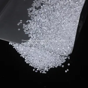 1.0carats 0.8~3.0mm Small Size Excellent Cut White D Color VVS1 Round Moissanite Stone Loose Gemstone thumbnail-3