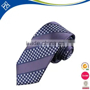 100% Polyester Striped Neck Tie With Customized Logo thumbnail-1