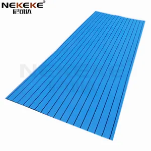 NEKEKE 90*240cm or 120*240cm Blue +Black Seam Line EVA Foam Sheet Ship Eva Cheap Outdoor Decking thumbnail-2