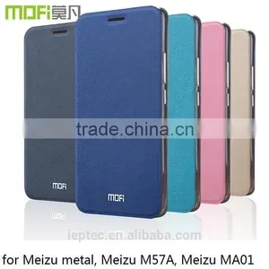 MOFi Case Celular Housing for Meizu M1 Metal, Phone Handset Couqe Flip Leather Back Cover for Meizu Metal thumbnail-1