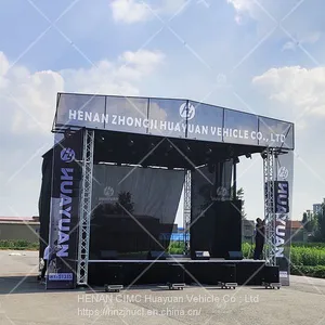 HY-ST315 Outdoor Towable Stage Trailer Used for Live Events thumbnail-5