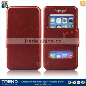 High Quality Smartphone Universal Magnetic Wallet Flip Leather Case thumbnail-4