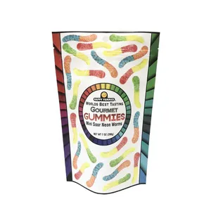 Recycle Colorful Digital Foil Printing Plastic Zipper Bags for Snack Packing Food Bag thumbnail-1
