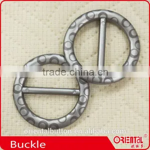 Custom Round Shape Garments Pin Belt Buckle thumbnail-1