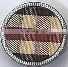 Stylish Fabric Inlay Shank Garment Button thumbnail-1
