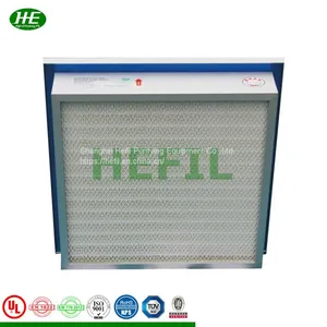 Mini Pleated Liquid Tank Gel Seal Hepa Air Filter For Clean Room thumbnail-2