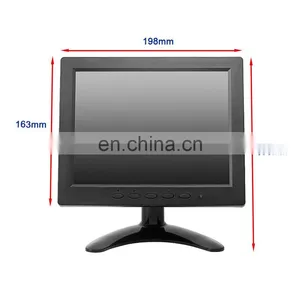 Usb Vga 8 Inch Lcd Touch+screen+monitors Open Frame Wall Mount Touch Screen Monitor thumbnail-2
