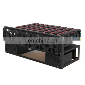 Good Quality Easy Install 16 Gpu Steel Open Air Shell Rig Case Rack 8gpu Open Air Type With Steel Graphics Card Frame thumbnail-1