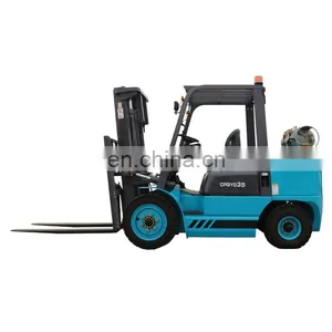 Hot Sale Chinese 3.5ton LPG/GASOLINE Forklift With Cheap Price thumbnail-3
