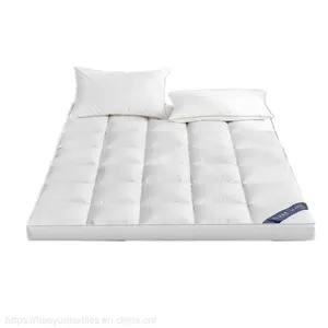 2-4Inch Extra Thick Baffle Box Overfilled 1500GSM Microfiber Down Alternative Mattress Topper thumbnail-1