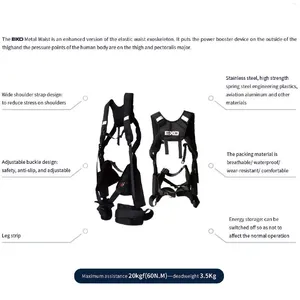 Non-Powered Metal Waist And Back Assistant Industrial Work Exoskeleton Robotic Suit for Sale thumbnail-4