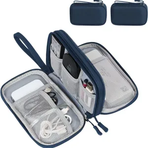 Portable Waterproof Double Layers Storage Bag for Cable, Charger,Etc. thumbnail-1