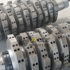 Chinese Manufacture Process Rubber Scrap Tires Processing Machine Recycling Equipment Price Waste Rubber Tire Shredder thumbnail-2