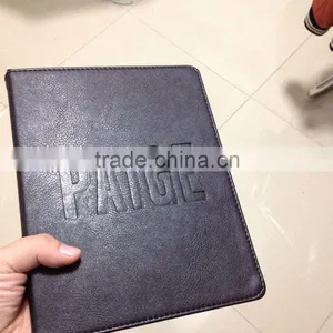 Pu Leather Stitching Notebook With Embossing Logo thumbnail-2