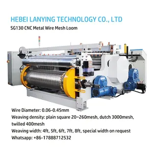Lanying High Speed Inconel Woven Wire Mesh Machine Metal Wire Weaving Loom thumbnail-3
